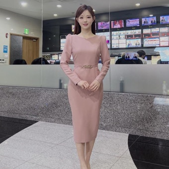 글로리 벨트세트 오피스룩 원피스(MBN 한혜원 아나운서 협찬) : 프리앤 스토어