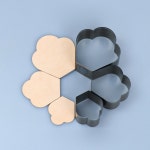 꽃 장미 가죽 공예 다이 커터 금형 식물 모양 나무 아트 템플릿 절단 도구 : 가로수-1