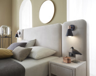 모던 패브릭 퀸 해피휴 돌 침대 어싱 황토 흙 건강 온열 보료 숯 따듯한 매트 푹신한 : 해피휴침대