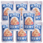 국가대표 어포 빠삭 간식 80g x 8봉 야식 맥주안주 빠사삭 빠삭이 : 깨끗한공간