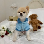 강아지 옷 토끼 곰돌이 뽀글이 가방 후리스 자켓 점퍼 S-XL : 아뭉아뭉