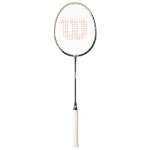 일본직배송 Wilson  Strike 윌슨 알루미늄 프레임 성인 배드민턴라켓 블랙 그레이 : 운우라이프