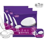 (3+1)홈크린 원형 물걸레청소포 20매 찌든때용 210mm 총 80매 : 천둥마켓지