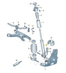 아우디 Q5 OEM 전자식 뒤쇼바좌 8R0513025J 8R0513025K : BKPART