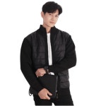 남성 직장인 회사원 간절기 겨울 니트 보온 패딩 자켓 공장 실내 실외 작업용 겨울 점퍼 : 동글이 마켓