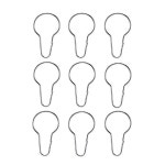 욕실 커튼 클립 호이스트 버클 로드 링 40 개 : 다은정