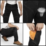 바이크바지 2022 여름용 메쉬 환기 클래식 바이크 팬츠 남성 오토바이 청바지 바이크팬츠 : 서현11합정