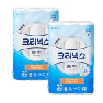 크리넥스 클린케어 25m 30롤 2팩 : 랄라영