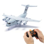 rc비행기 RC비행기 RC카C17 RC 드론 DIY 항공기 운송 373mm 윙스 팬 EPP 비행기 2.4GHz 2CH 3 축 어린이 장난감 : 조오앤샵
