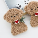 솜씨카드 귀요미 푸들 감사 축하 강아지 인형 카드 : 릴루스토어