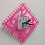 [3DforYou] 양말목공예 B형사각숫자 양말목티매트 직조틀시계/직조틀+시계부속/랜덤컬러/체험 DIY키트/방과후 교육키트/취미,공예... 