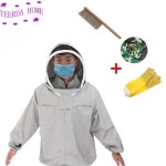 양봉 양복 재킷 베일 세트 안티 벌 새로운 패브릭 양봉가 보호 럭셔리 양 : 가로수-1