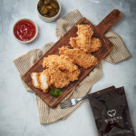 튀겨나온 수제 정다함돈가스 치킨안심까스(3개입) 5팩 에어프라이어용 : 정다함돈가스