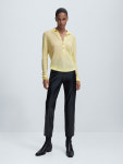 56674344 마시모두띠 니트웨어 Massimodutti Wool polo collar sweater 5608/613 : 하이블랙 HIBLACK
