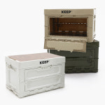 멀티 오픈 세차 용품 툴백 가방 다용도 접이식 차량용 트렁크 정리함 수납함 폴딩 박스 60L : KEEP 텀블러