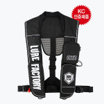 루어팩토리 LFV-09 자동팽창식 구명복 블랙 KC인증제품 : 찌사랑 낚시 쇼핑몰