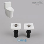 대림 CC735 변기커버나사 CC-735 변기커버고정 용 시트 고리 : 배스룸 BESROOM