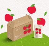 사과즙 문경 사과 착즙 과일 주스 쥬스 120ml 60포 : 팜이로움