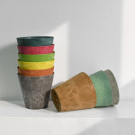 마이플랜트 아트스톤 27호 라운드클레어 저면관수 플라스틱화분 : 마이플랜트