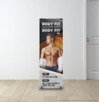 B09-1 헬스 필라테스 요가 이벤트배너 운동 입간판 안녕디자인 : 안녕디자인