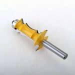 라우터, 비트, 트리머 CHWJW-8mm 생크 1-1/2 "마이터 프레임 몰딩 라우터 비트 라인 나이프 도어 장부 커터, 목공 도구, 1 피스 : 제니직구