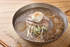 면마을 맛있는 시원한 대용량 꿩 육수 350gx10봉입 밀면 냉면 : 면마을한승