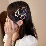 아기자기한 헤어 악세사리 미니 집게핀 똑딱핀 소형 머리끈 머리 고무줄 : 핀업버터