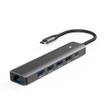 아이노트 C타입 멀티허브 USB포트 랜 젠더 (USB-CH61P) : 아이티램