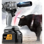 브러시리스 전동 임팩트 렌치 드라이버 리튬 배터리 파이프 볼트 조립 : 에스에이치 플랫폼