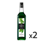 1883 그린민트 시럽 1000ml 2개 커피 카페 과일 홈카페 칵테일 음료 : 에코팩
