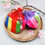 오색 전통 설날 어린이집 미니 복주머니 : 공예나라