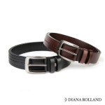 다이에나롤랑 남자 통가죽 캐주얼 청바지 벨트 허리띠 : 다이에나롤랑