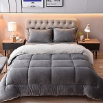 극세사 겨울이불 두꺼운 벨벳 이불 1인용 슈퍼싱글 : 엠제이원 잡화점