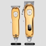 호환 Droppin 충전식 헤어 트리머 금속 전기 클 전문 남성용 커팅 머신 : 미소미구