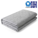 B 곰표한일 미니싱글 진그레이 탄소 전기요 자취방 1인용 전기장판 : 우성 컴퍼니