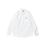 휴먼메이드 옥스퍼드 버튼다운 롱슬리브 셔츠 화이트 HM25SH005  Humanmade Oxford BD L/S Shirt : NEW스터프