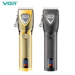 호환 VGR 657 전기 헤어 클 전문 퍼스널 케어 이발사 트리머 남성용 면도기 LCD 충전식 금속 v619 : 미소미구