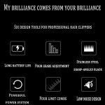 호환 Kemei 1983 LCD 디스플레이 충전식 가변 헤어 클 금속 하우징 트리머 전기 수염 페이딩 블렌딩 이발 : 미소미구