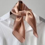실크스카프 무지 고급 SILK100 쁘띠 A1066 : LANIC U 라닉유