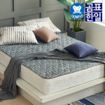 B 곰표한일 스퀘어 그레이 대형 전기요 전기장판 침대용 가정용 : 우성 컴퍼니