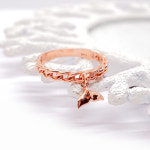 14k 고래꼬리 체인 반지 OPDLR6756 : 오팔하우스