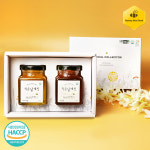 [건강선물 추천]  살아있는식품 벌꿀 100%국내산 작은날개짓 천연벌꿀선물세트(아카시아꿀, 야생화꿀) : 코마켓휴먼케어