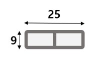 PVC몰딩 평몰딩 사각 아파트 문선몰딩 9mm (100개 이상 할 인  2.4M) : 몰딩앤보드