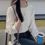 허쉬드 여성용 데일리 셔링 긴팔티셔츠 : 제이에스아웃도어