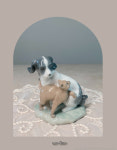 [앤틱/M] 야드로 나오 강아지와 고양이 Dog and Cat in Harmony 1048 : 야드로퀸