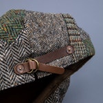 폴로 더블알엘 RRL 드라이버스 캡 패치워크 트위드 헌팅캡 모자 Drivers Cap Patchwork Tweed RL-551 : 레인보우쇼핑센타