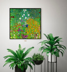 구스타프 클림트 바우에른 정원 정12호 50x50cm 캔버스액자 명화 그림 : 프레임아트