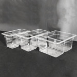 셰프의 장난감 업소용 나눔바트 칸막이반찬통 PC더블밧드 6 1/4 : 수락간