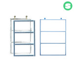 하우스문 (조립식)_1.2mx1.8m 멀티 : 상인농자재