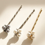 제이로렌 진주 세송이 큐빅 실핀 : 제이로렌